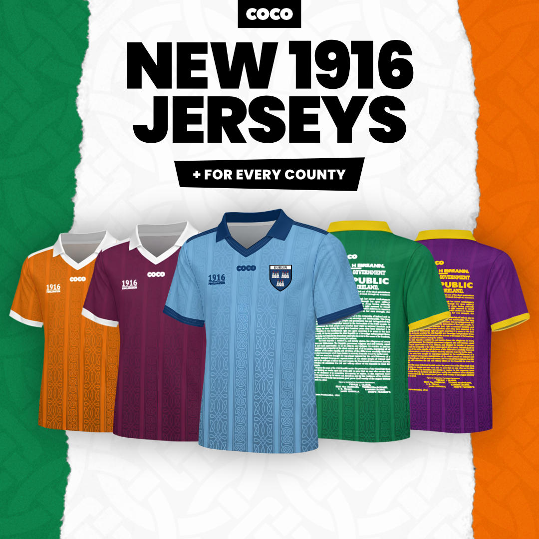 Honor the Heroes of 1916 with a County Proclamation Jersey!