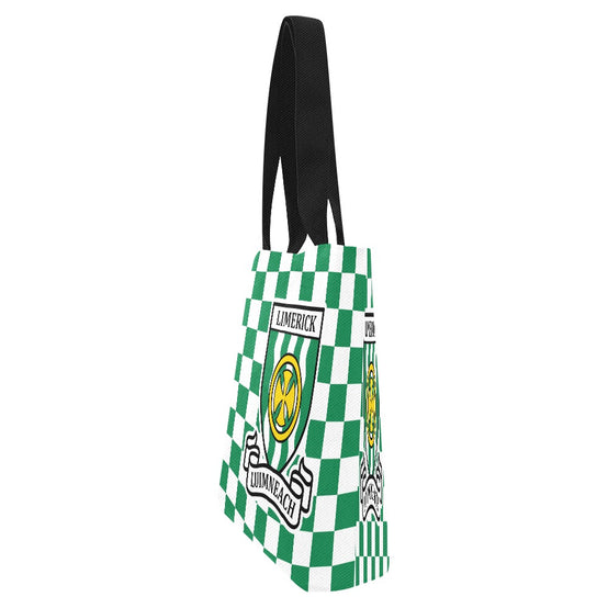 County Limerick Chequered Canvas Tote Bag Set