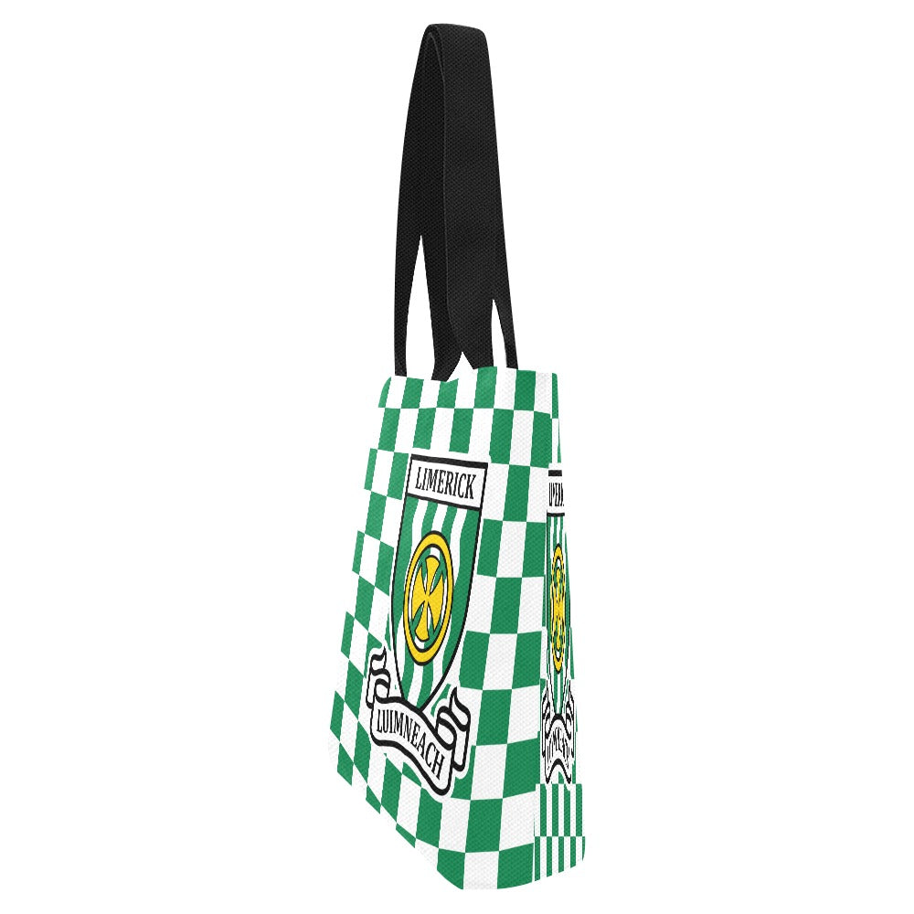 County Limerick Chequered Canvas Tote Bag Set