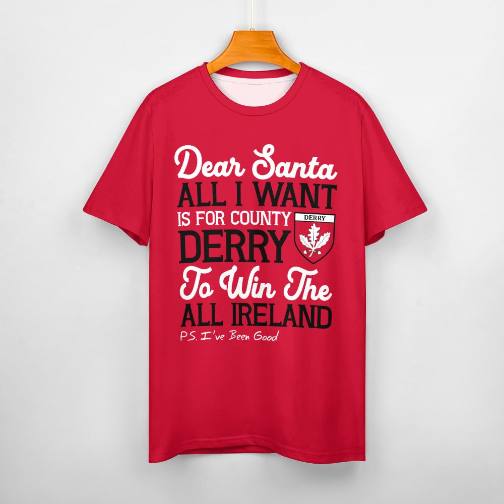 County Derry Dear Santa T-Shirt
