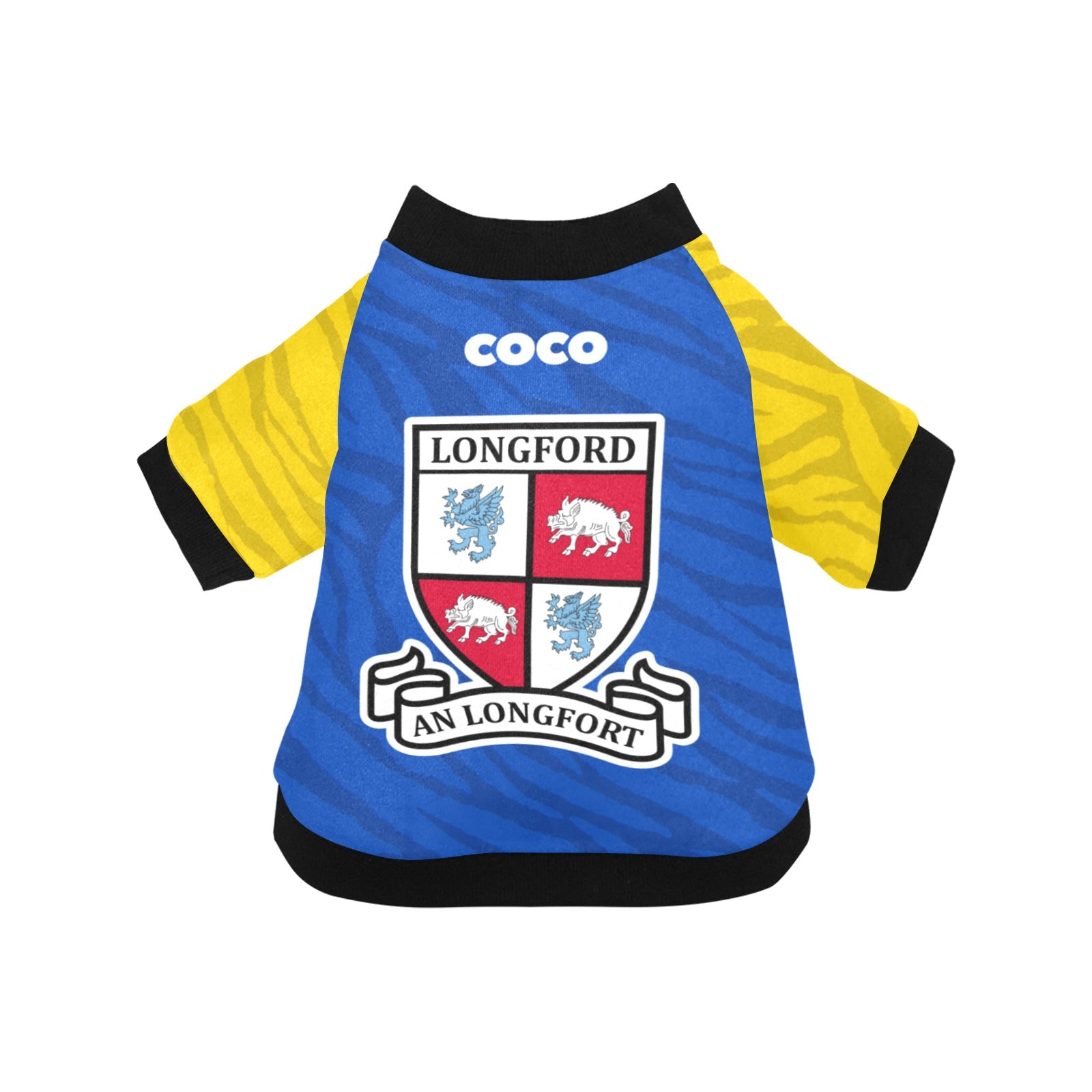 County Longford Jersey Inspired Pet Shirt