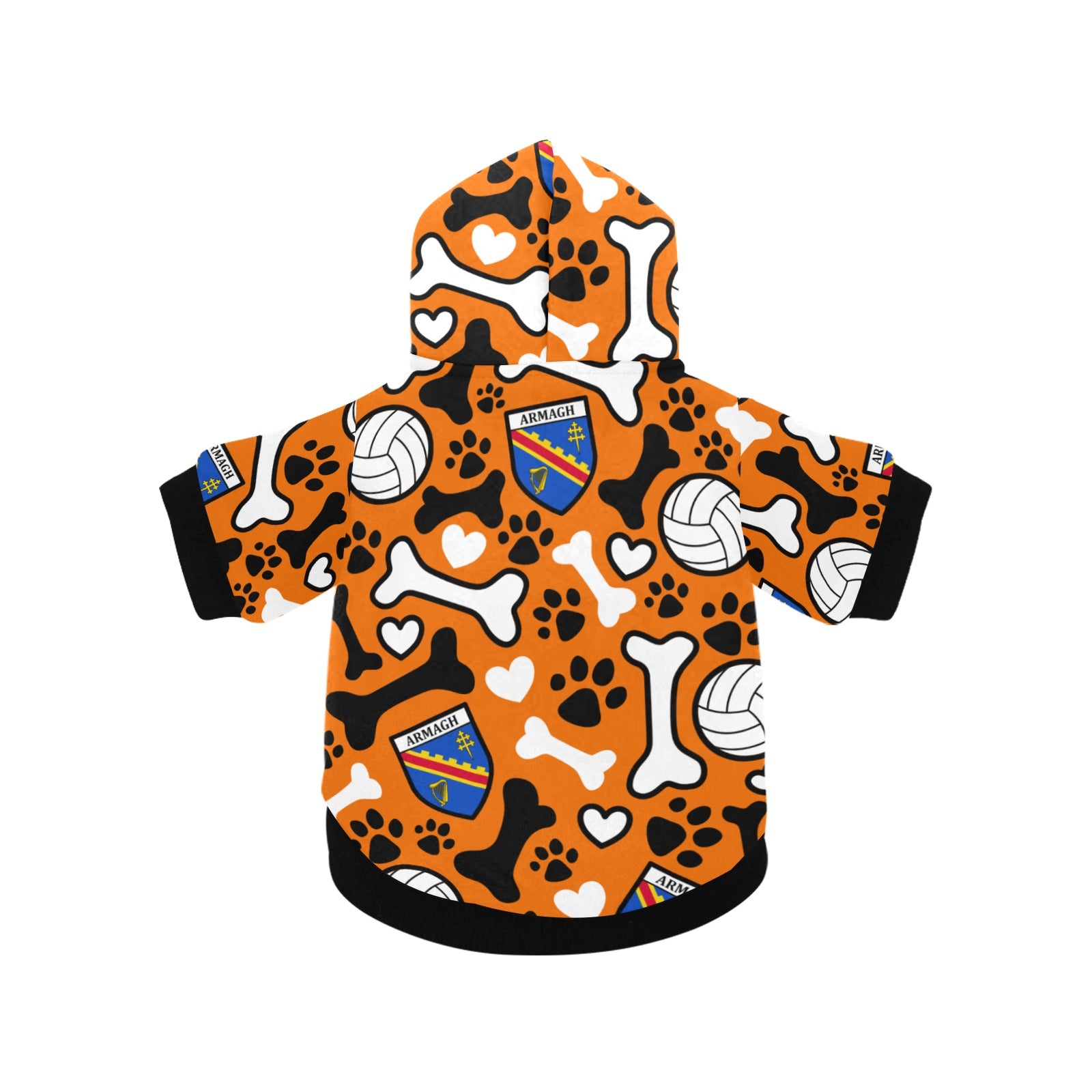 County Armagh Pooch Pattern Pet Hoodie