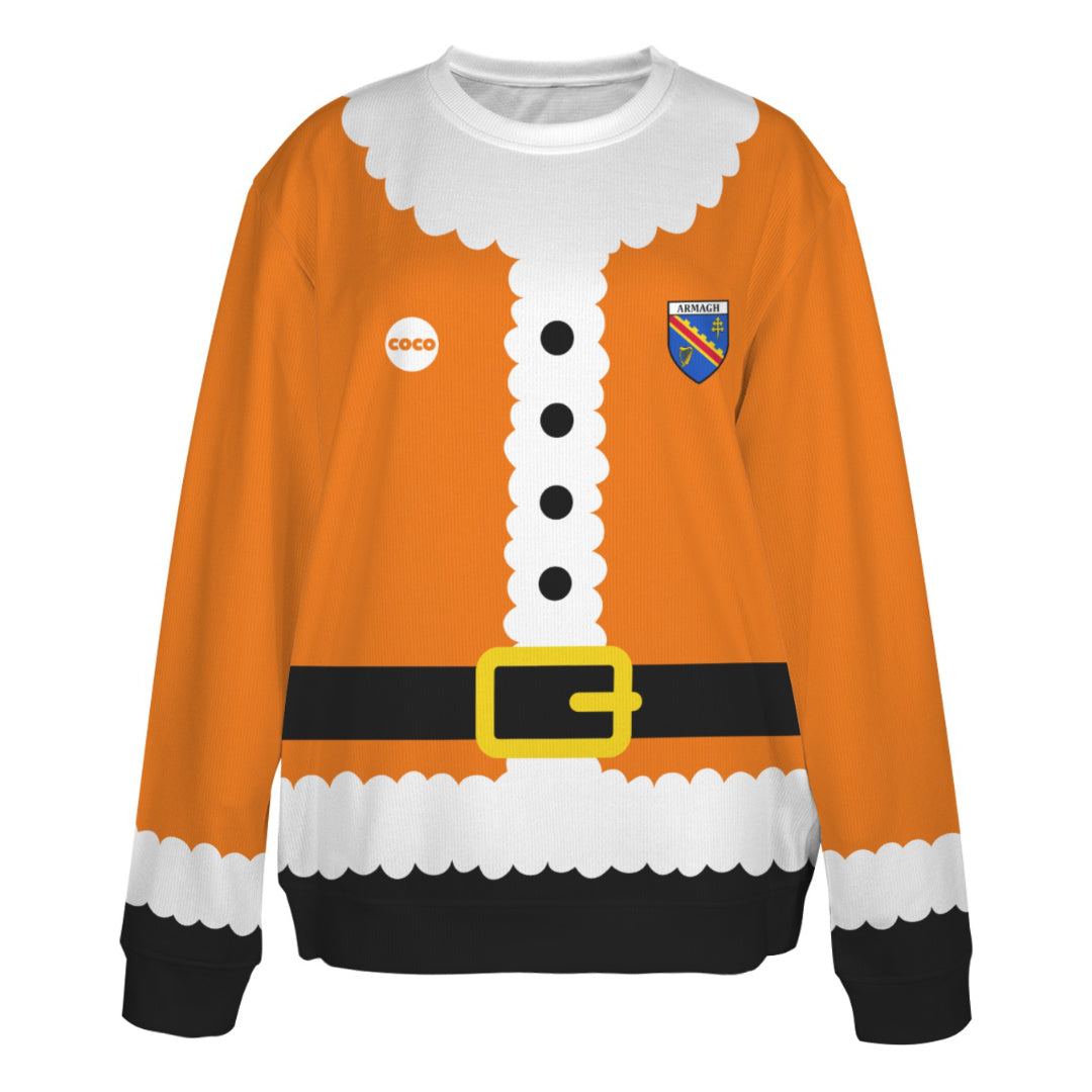 County Armagh Novelty Ugly Sweater Santa