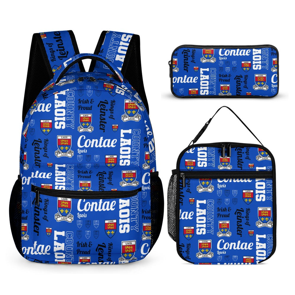 County Laois Backpack, Lunch Bag & Pencil Case Set