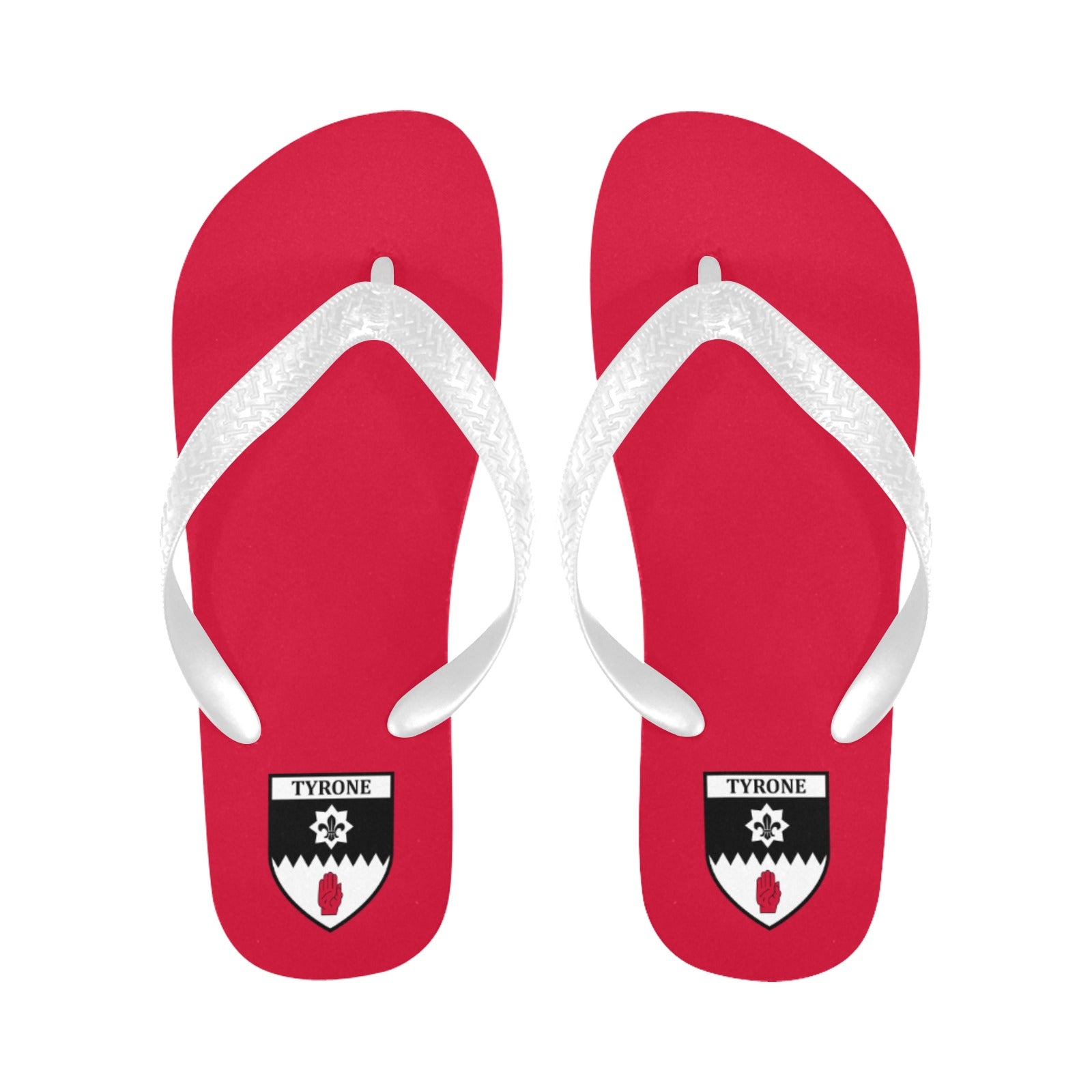 County Tyrone Classic Crest Flip Flops