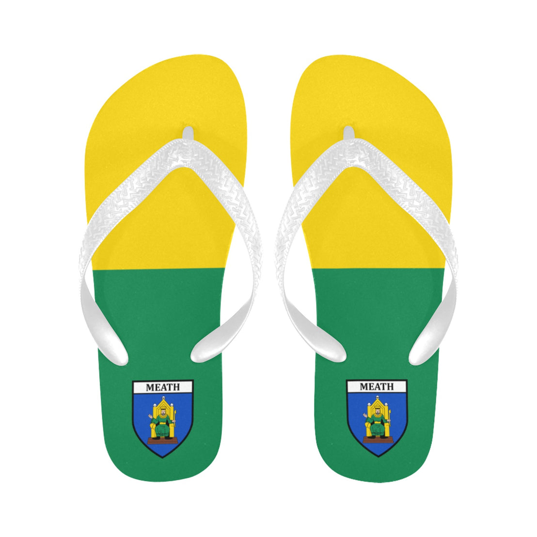 County Meath Classic Crest Flip Flops