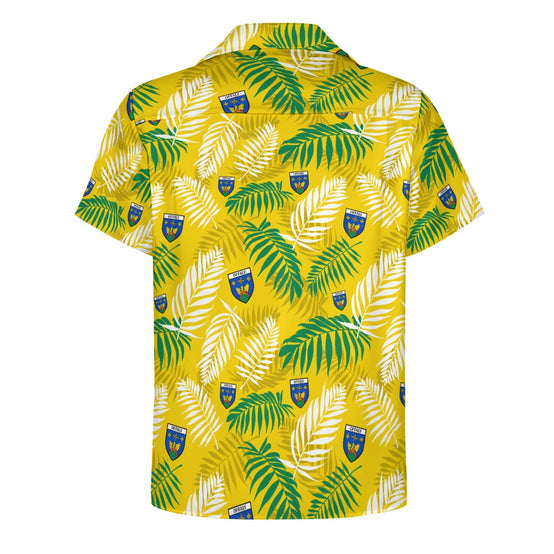 County Offaly Hawaiian Button Up Shirt - Adults
