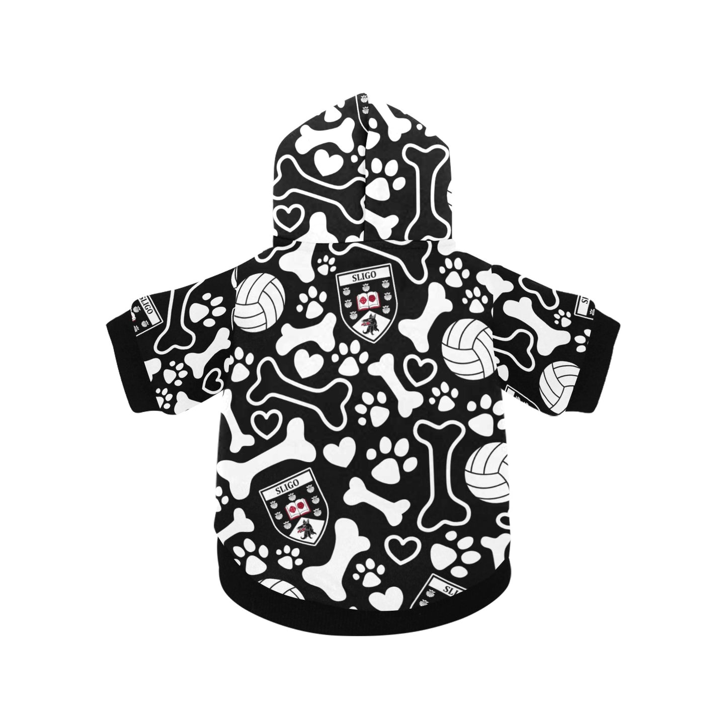 County Sligo Pooch Pattern Pet Hoodie