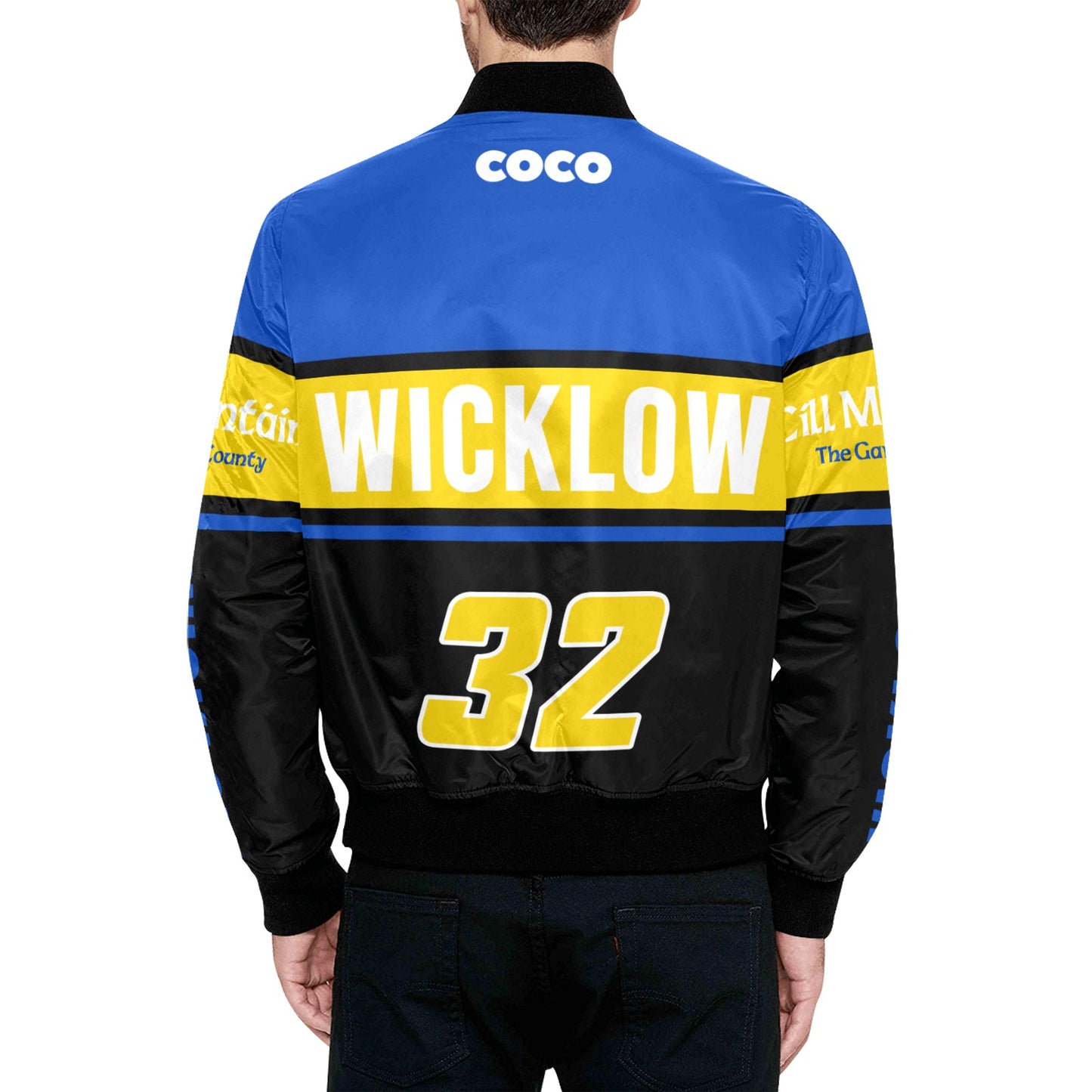 County Wicklow Vintage Quilted Bomber Jacket