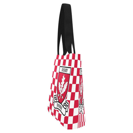 County Derry Chequered Canvas Tote Bag Set