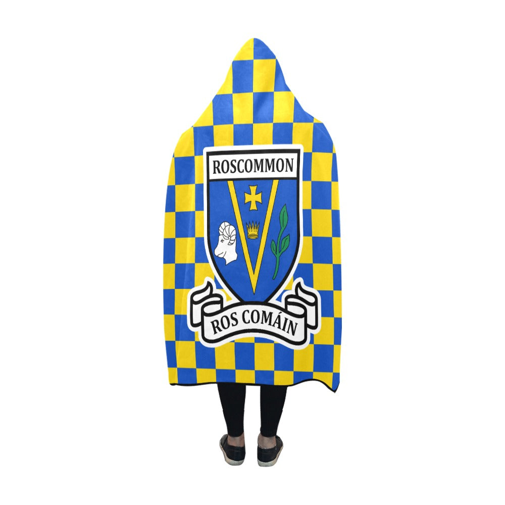 County Roscommon Premium Chequered Hooded Blanket