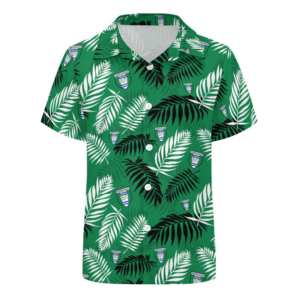 County Fermanagh Hawaiian Button Up Shirt - Kids