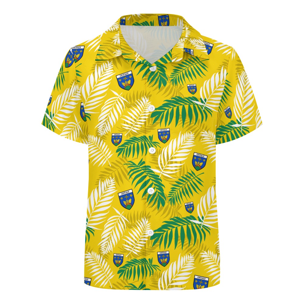 County Offaly Hawaiian Button Up Shirt - Kids