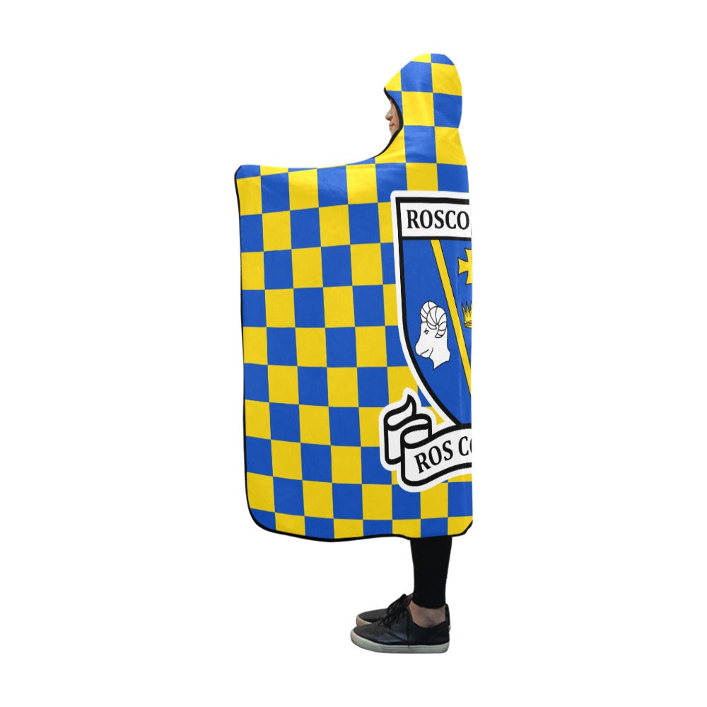 County Roscommon Premium Chequered Hooded Blanket