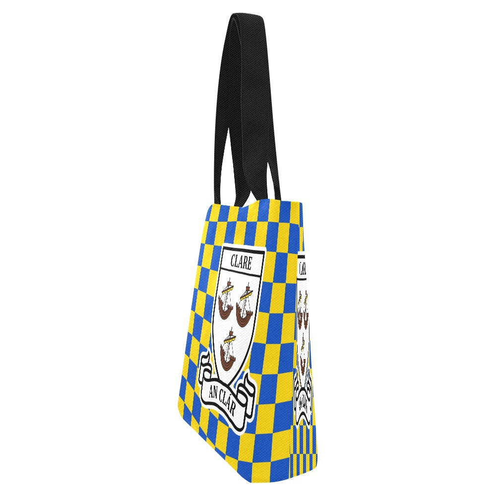 County Clare Chequered Canvas Tote Bag Set