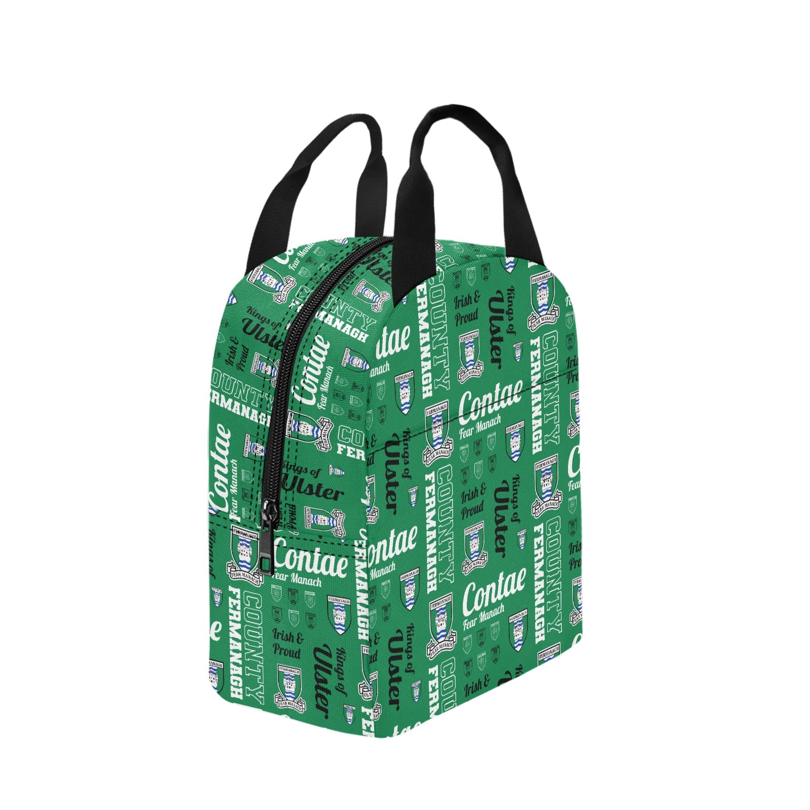 County Fermanagh Repeat Print Lunch Bag