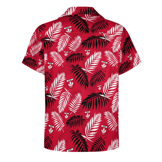County Derry Hawaiian Button Up Shirt - Adults