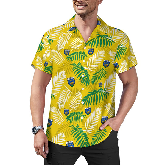 County Offaly Hawaiian Button Up Shirt - Adults