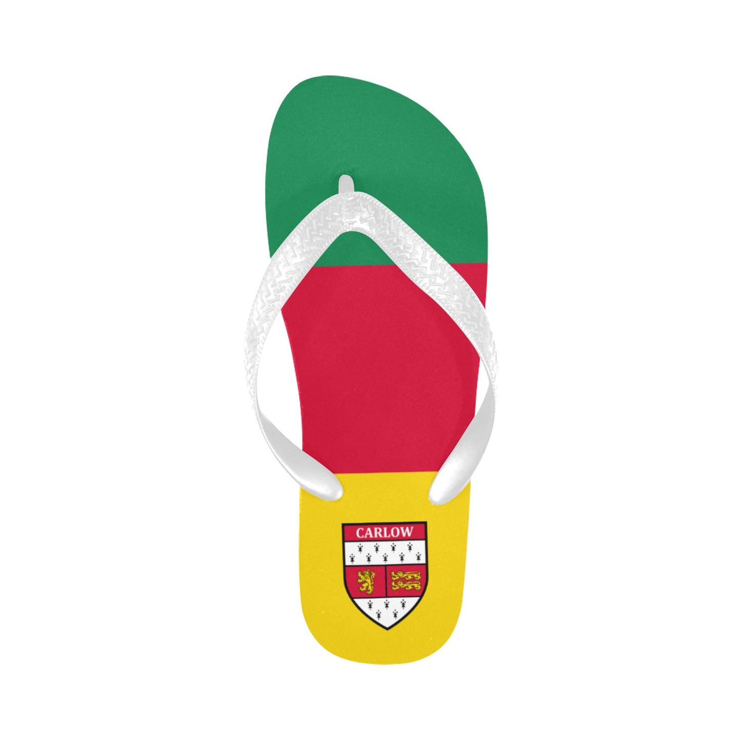 County Carlow Classic Crest Flip Flops
