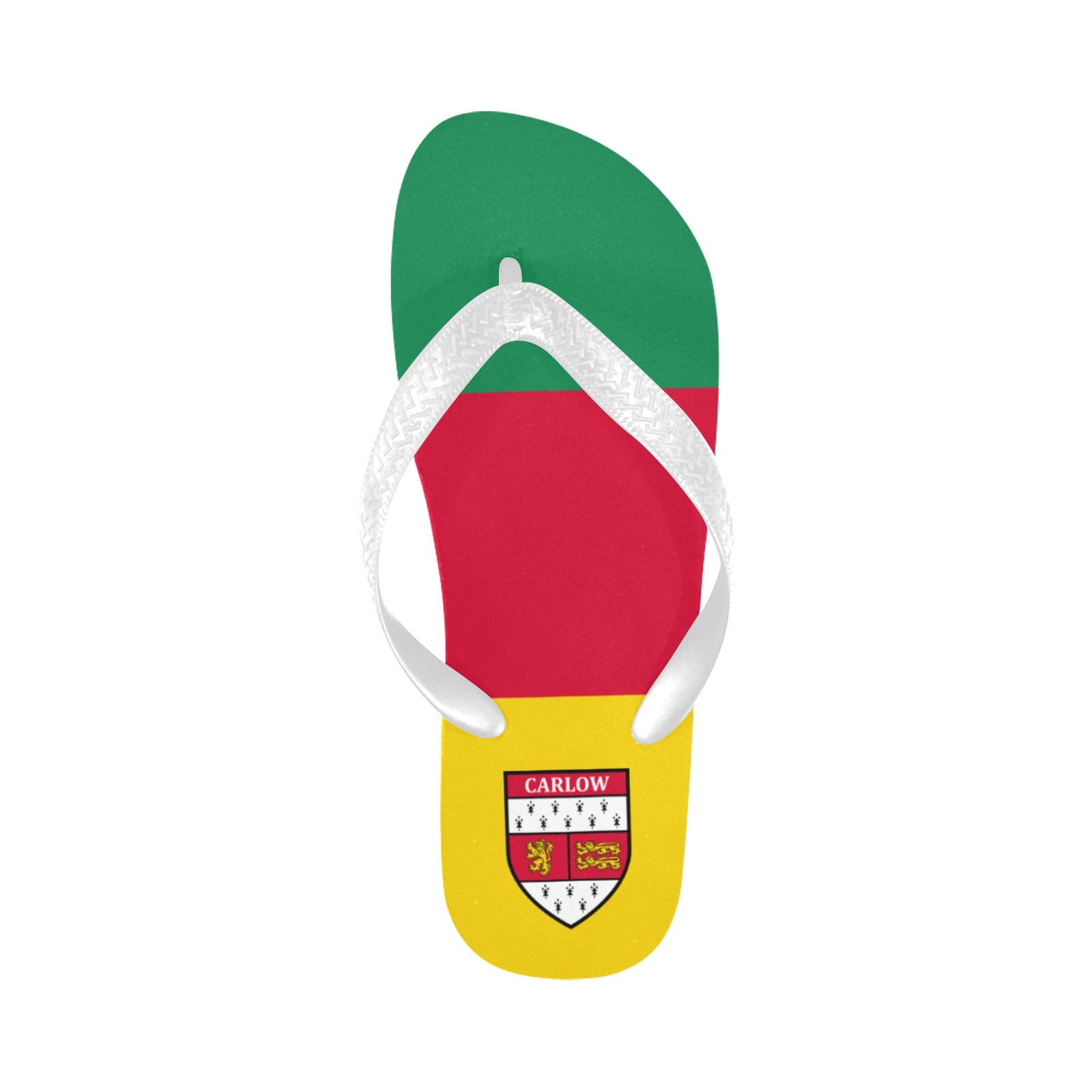 County Carlow Classic Crest Flip Flops