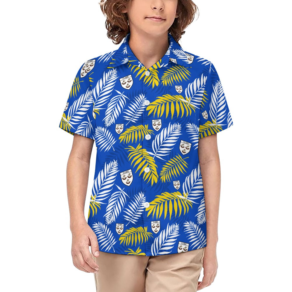 County Clare Hawaiian Button Up Shirt - Kids