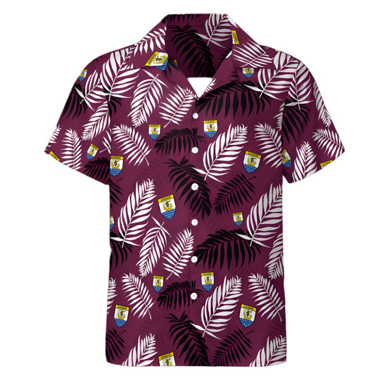 County Galway Hawaiian Button Up Shirt - Adults 4XL
