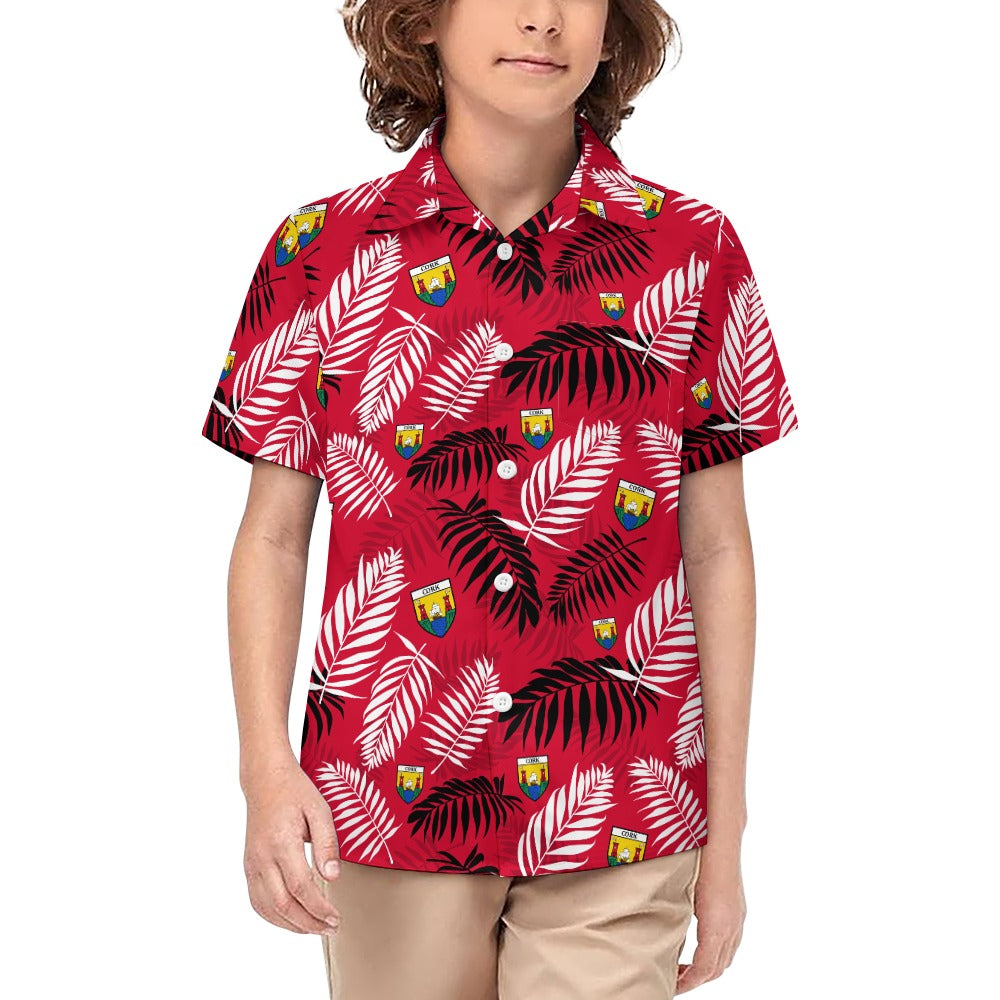 County Cork Hawaiian Button Up Shirt - Kids