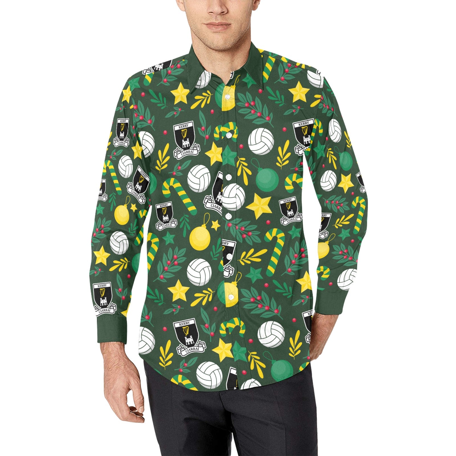County Kerry Christmas Button Up Shirt