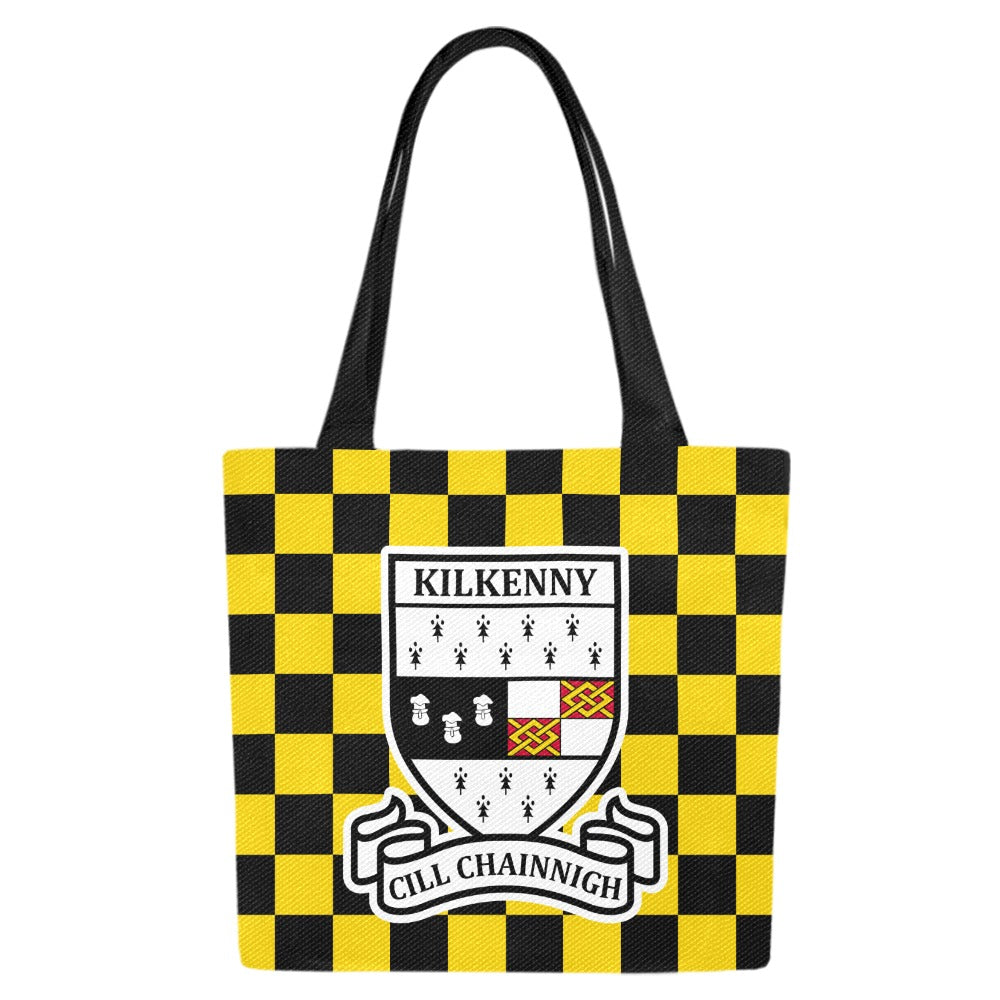 County Kilkenny Chequered Canvas Tote Bag Set