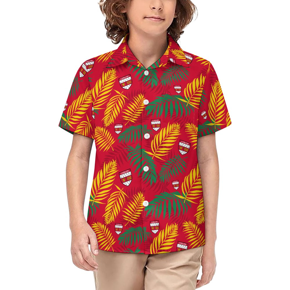 County Carlow Hawaiian Button Up Shirt - Kids
