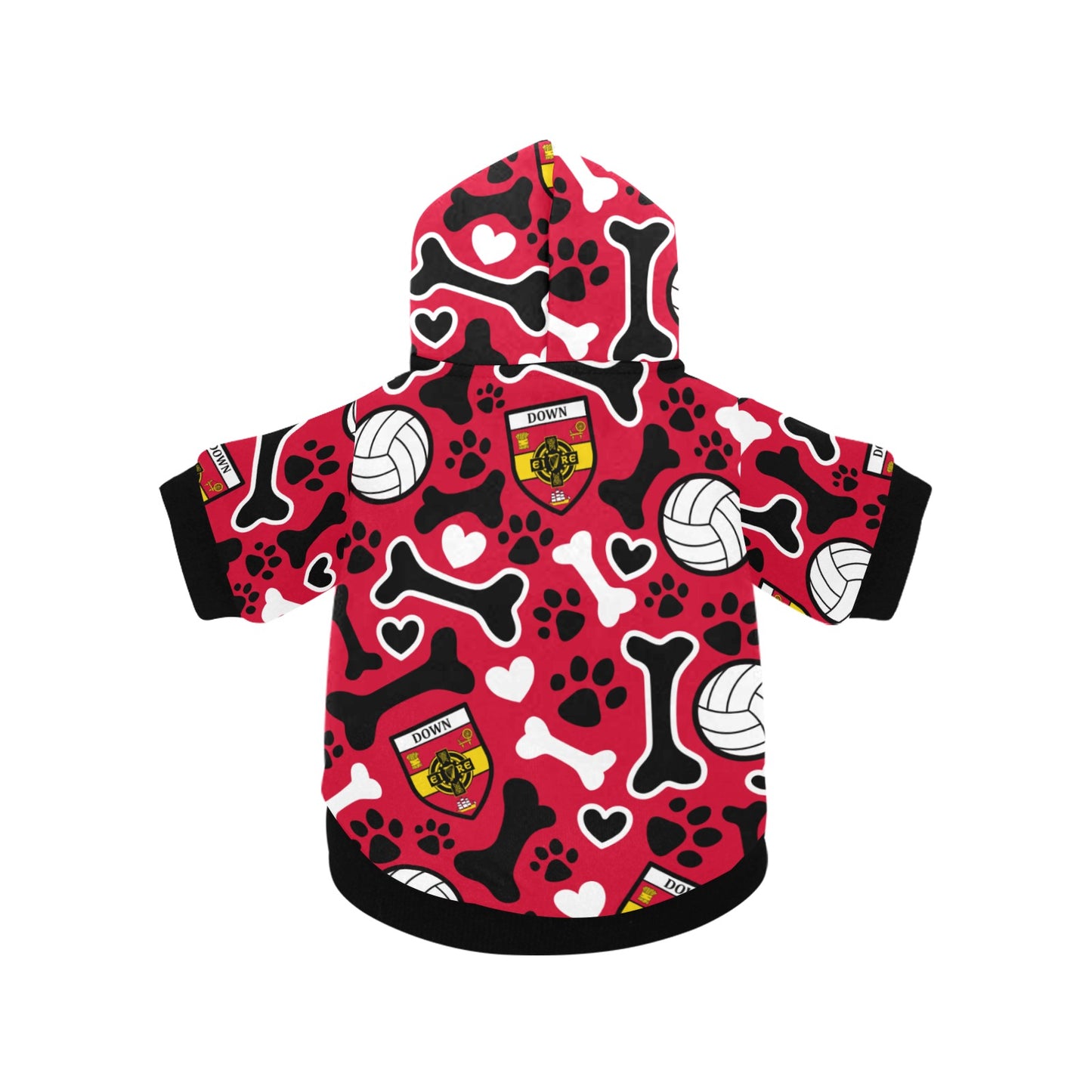 County Down Pooch Pattern Pet Hoodie