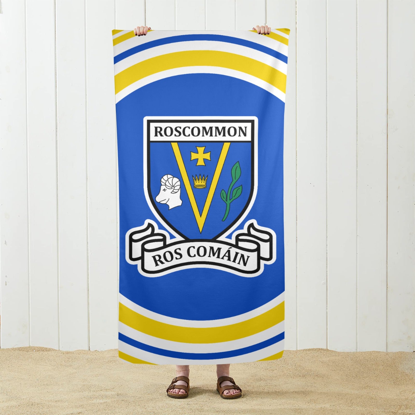 County Roscommon Pulse Beach Towel