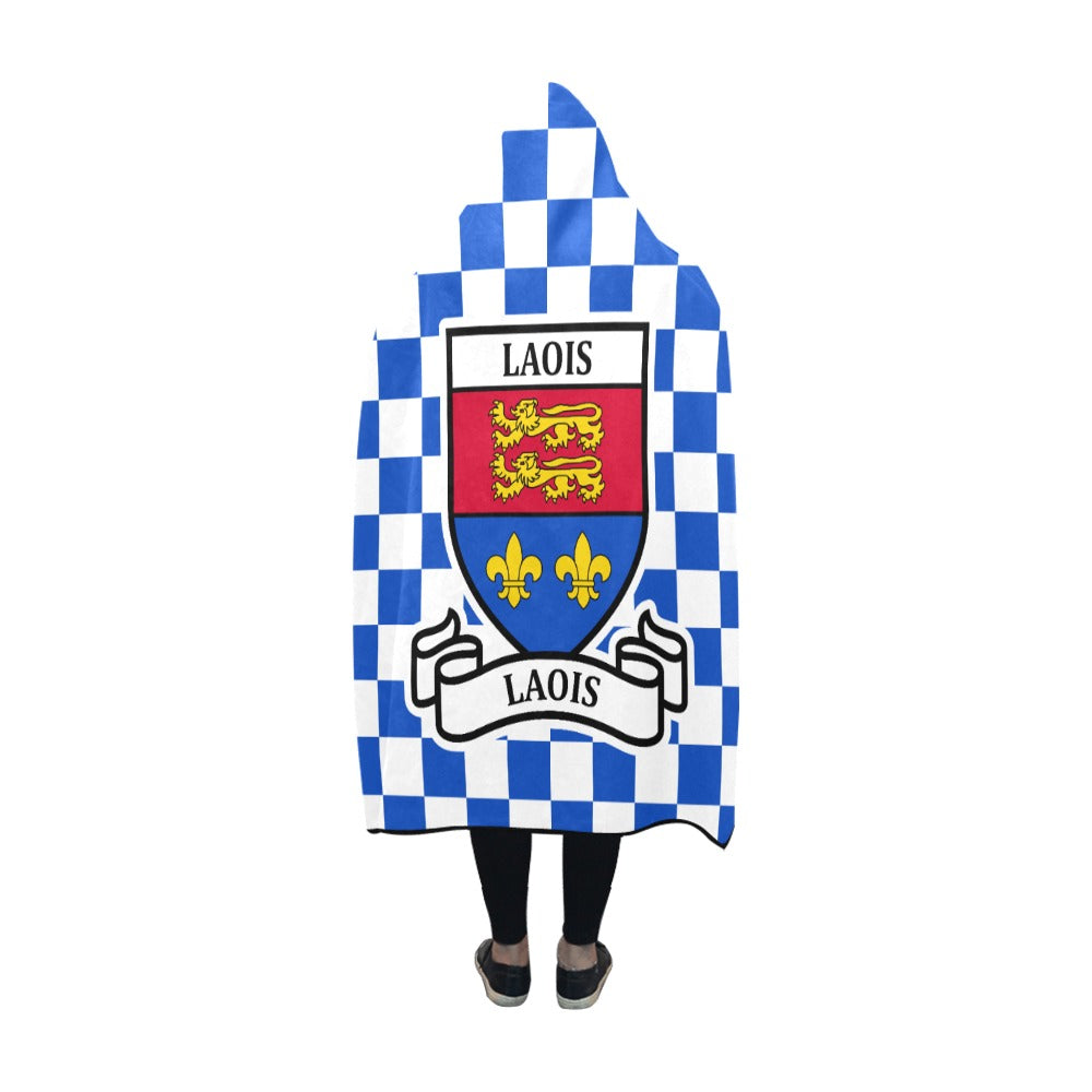 County Laois Premium Chequered Hooded Blanket
