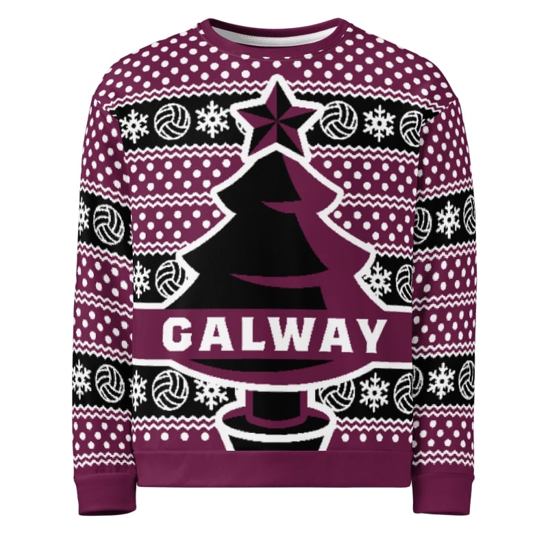 County Galway Christmas Tree Jumper 6XL