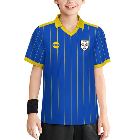 County Clare Retro Jersey Away Edition - Kids