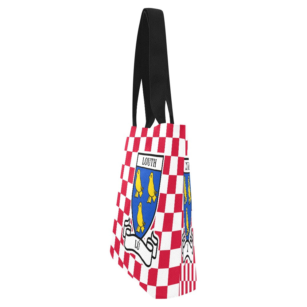 County Louth Chequered Canvas Tote Bag Set