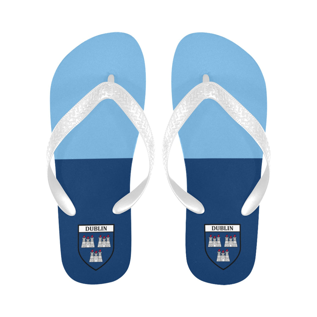 County Dublin Classic Crest Flip Flops
