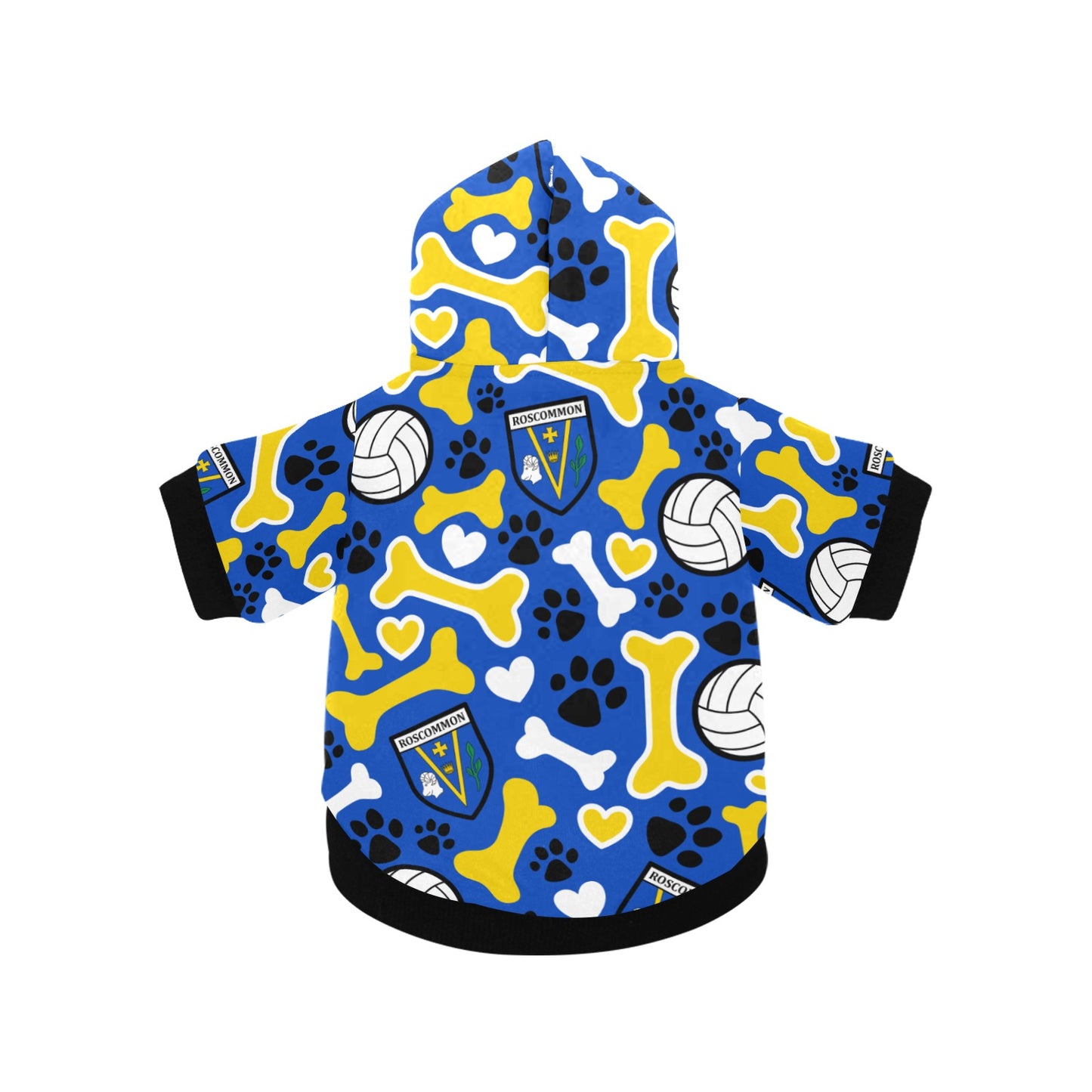 County Roscommon Pooch Pattern Pet Hoodie