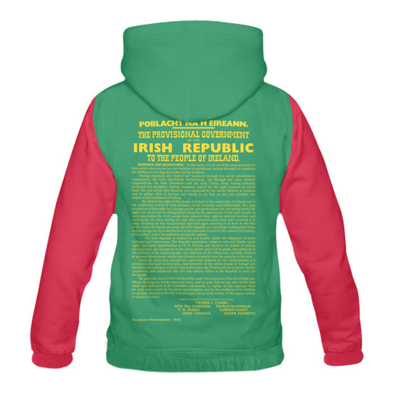 County Carlow 1916 Proclamation Hoodie - Adults