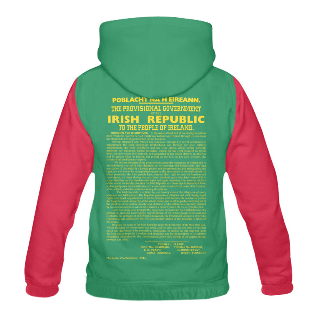 County Carlow 1916 Proclamation Hoodie - Adults
