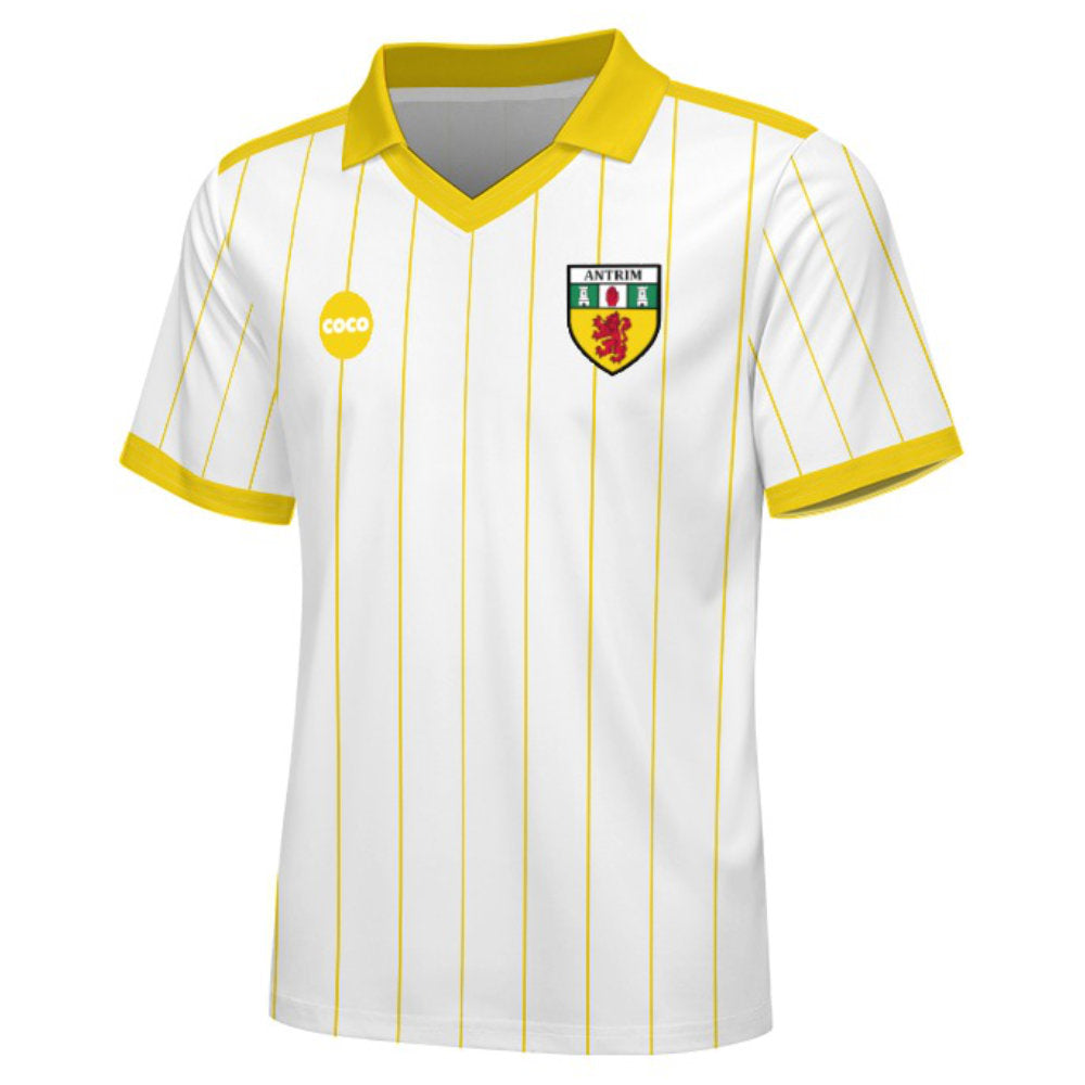 County Antrim Retro Jersey Away Edition - Kids Age 13-14