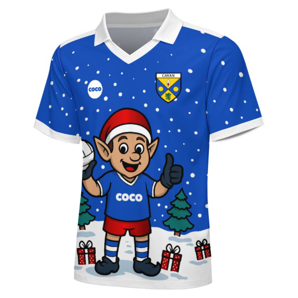 County Cavan Christmas Jersey - Kids Elf