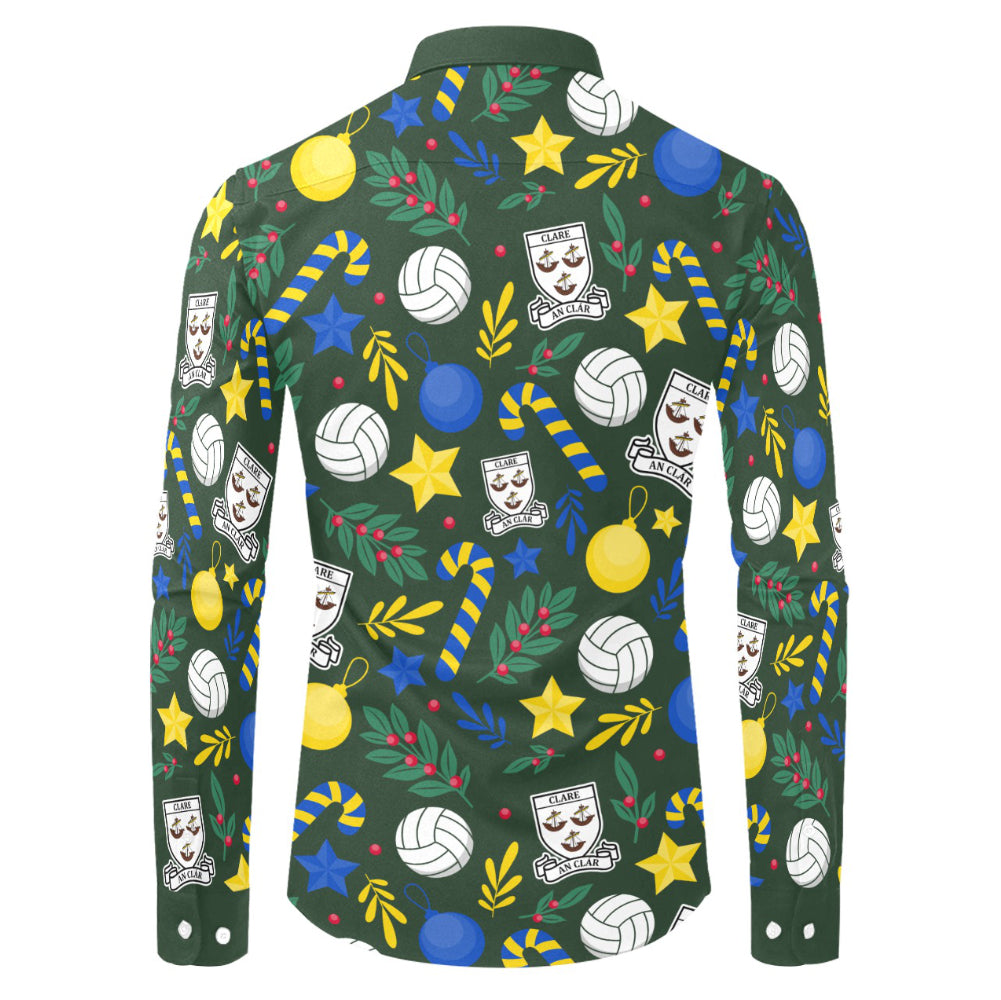 County Clare Christmas Button Up Shirt