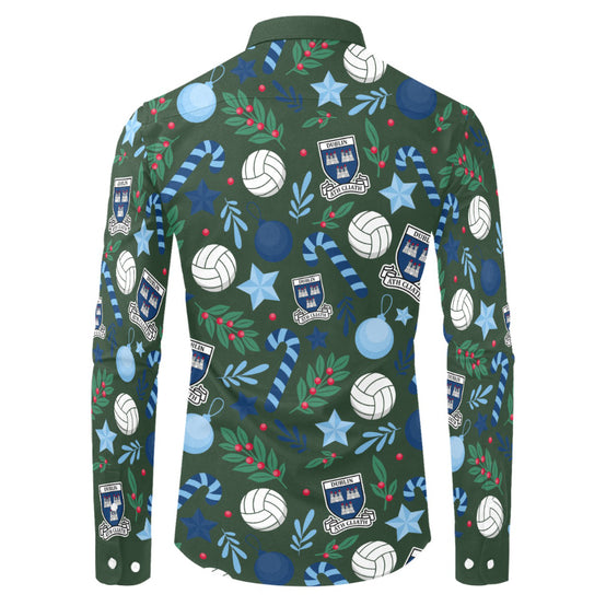 County Dublin Christmas Button Up Shirt