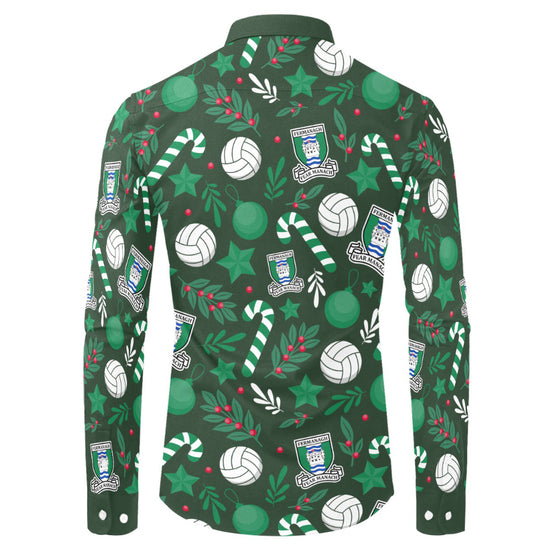 County Fermanagh Christmas Button Up Shirt
