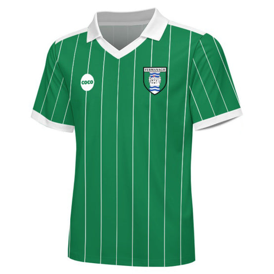 County Fermanagh Retro Jersey Home Edition - Kids Age 13-14