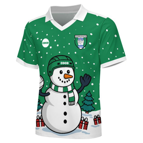 County Fermanagh Christmas Jersey - Kids Snowman