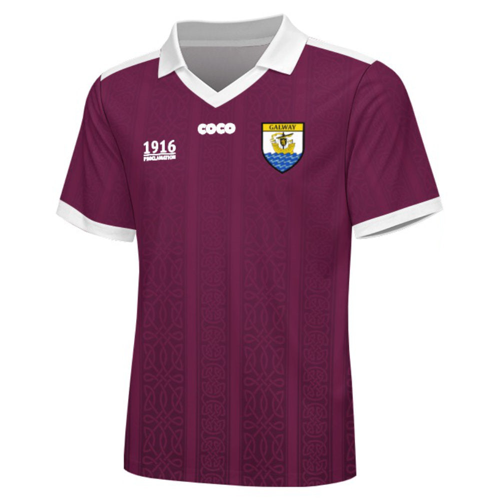 County Galway 1916 Proclamation Jersey - Kids Age 13-14