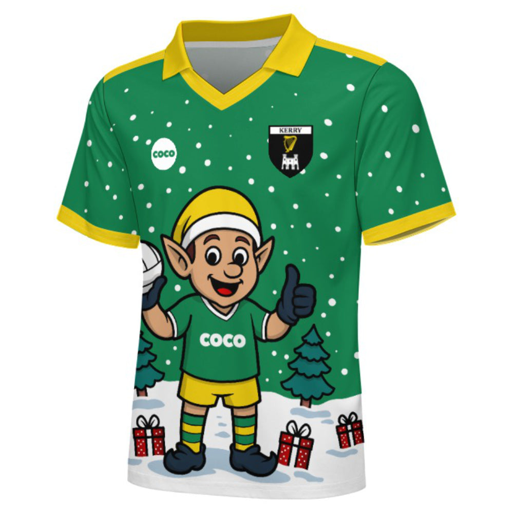 County Kerry Christmas Jersey - Kids Elf