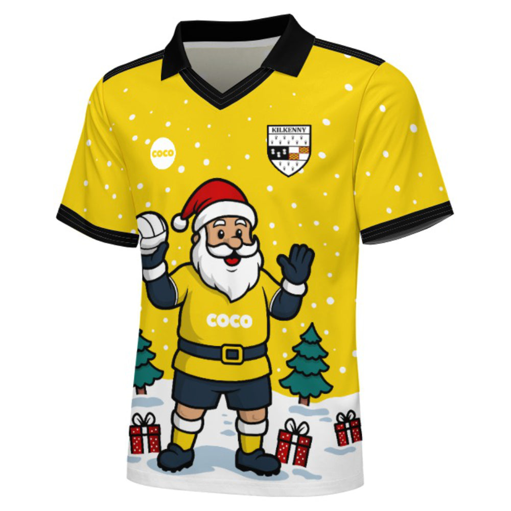 County Kilkenny Christmas Jersey - Kids Santa